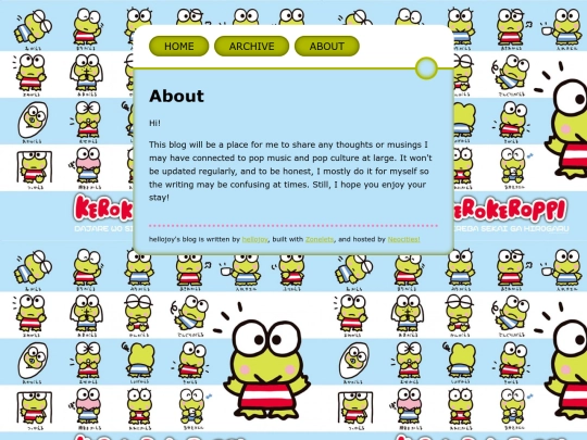 zonelet/about screenshot