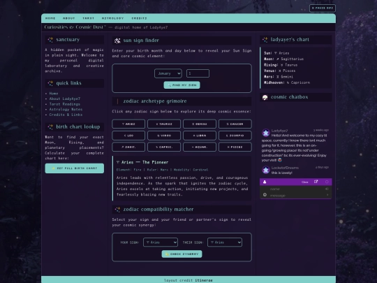 astrology screenshot