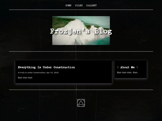 blog screenshot