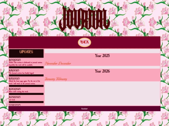 Journal screenshot