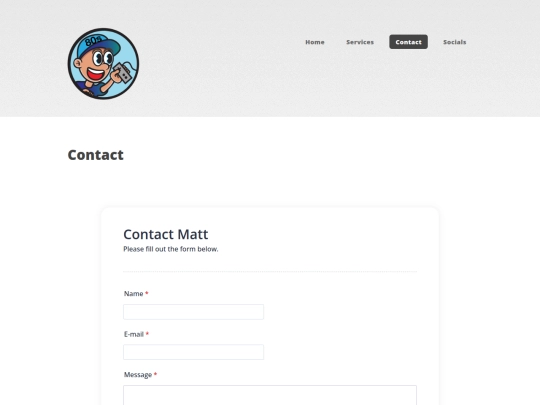 contact screenshot