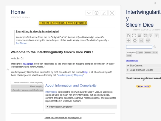 IntertwingularitySlicenDice screenshot