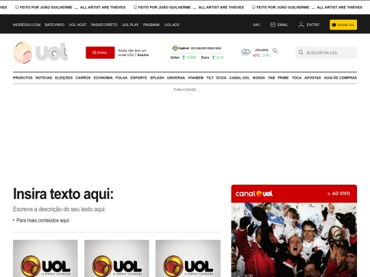 uol screenshot