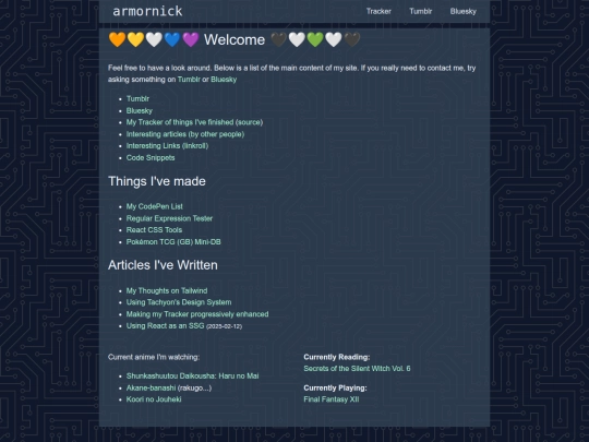 index screenshot