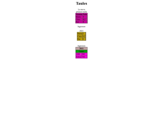 Taules screenshot