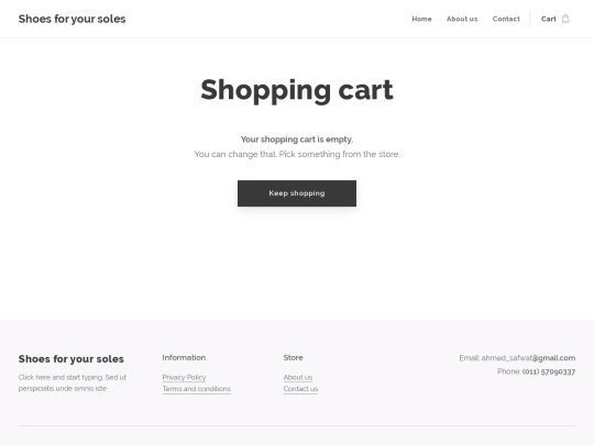 cart screenshot