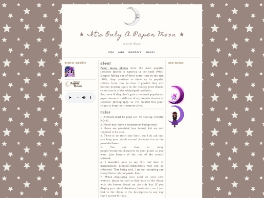 papermoon/info screenshot