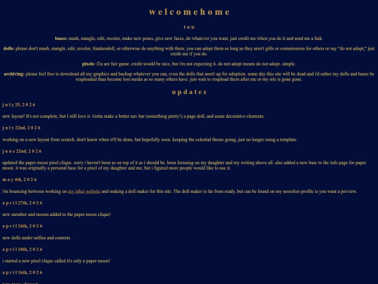 updates screenshot
