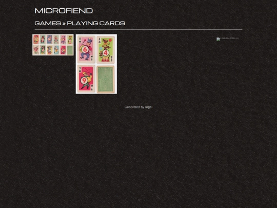 microfiend/Games/Playing Cards screenshot