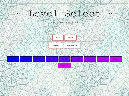 level_selection screenshot
