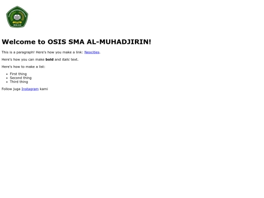 index screenshot