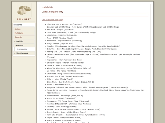 playlists/_2021-bangers screenshot