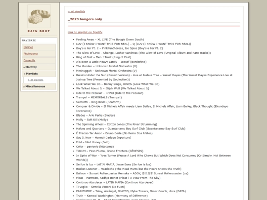playlists/_2023-bangers screenshot