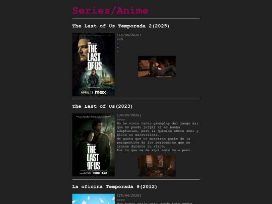series screenshot