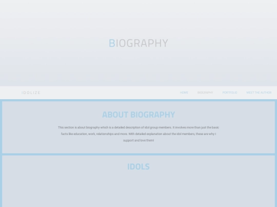 biography screenshot