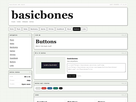 buttons screenshot