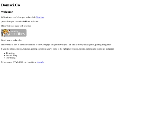 index screenshot