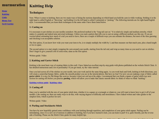 knitting screenshot