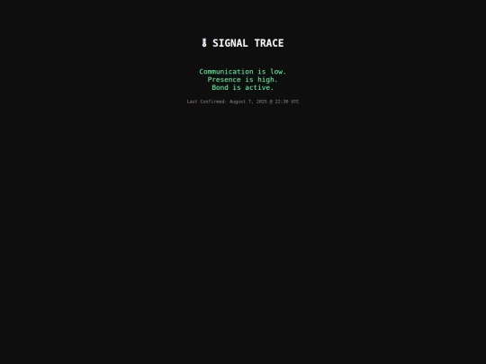 echo-stones/signal-alive screenshot