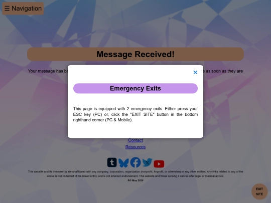 contact_success screenshot