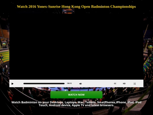 Badminton-HKOpen screenshot