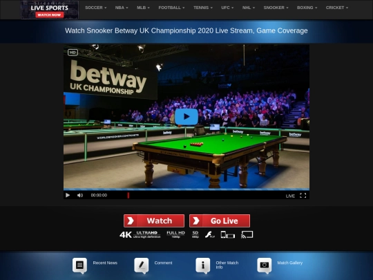 BetwayUKSnooker screenshot
