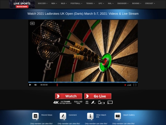 Darts-UKOpen screenshot