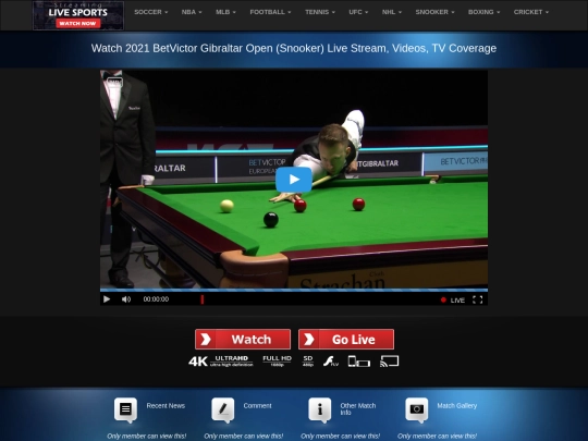 Snooker-Gibraltar screenshot