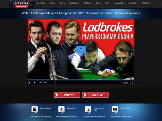 Snooker-PTCF screenshot