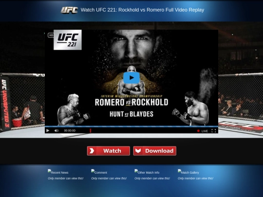 UFC-221 screenshot