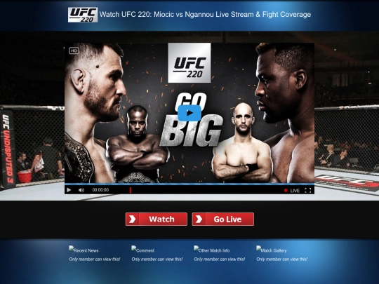 UFC220 screenshot