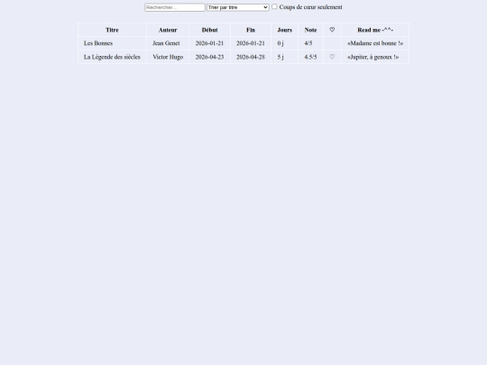 lectures screenshot