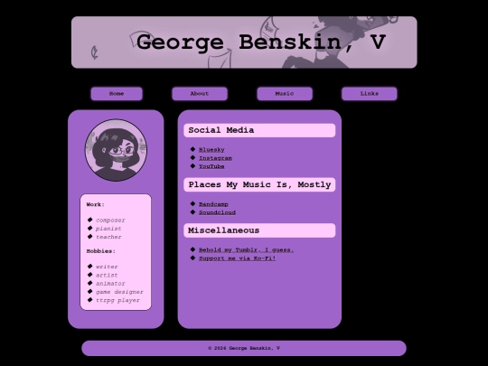 links screenshot