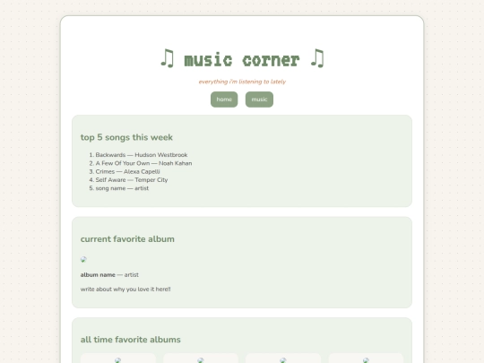 music screenshot