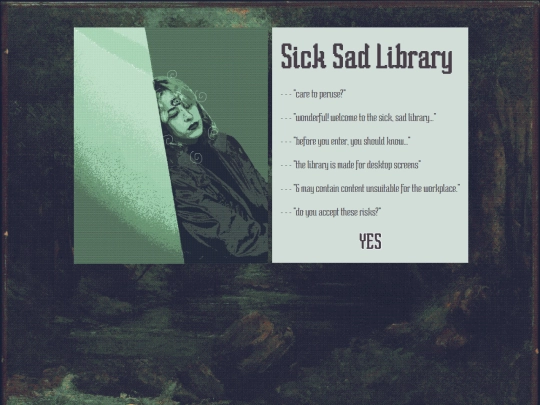 sick sad library