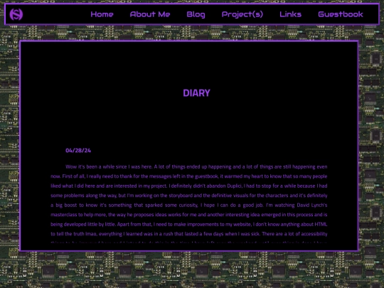 blog screenshot