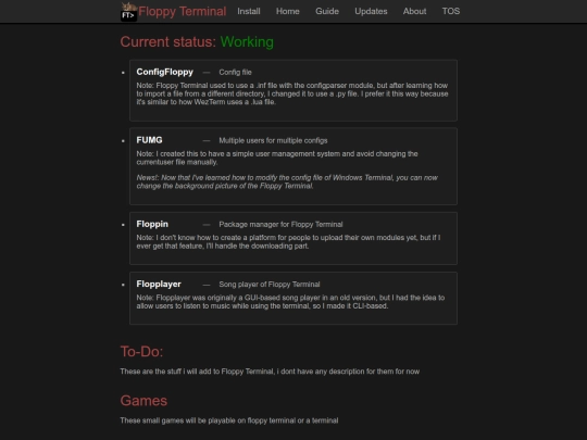 homepage screenshot