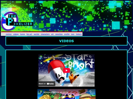 videos screenshot
