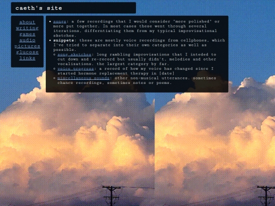 audio screenshot