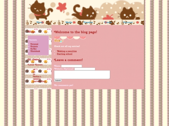 blog screenshot