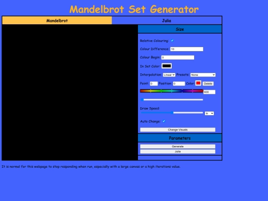 toolbox/mandelbrot screenshot