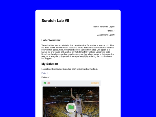 Scratch/scratchLab9 screenshot