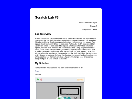 scratchLab8 screenshot