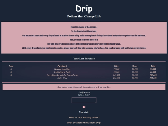 Drip/drip screenshot