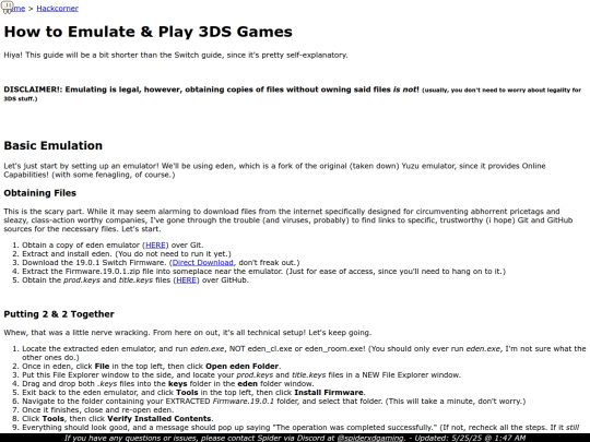 hackcorner/3dsemulateguide screenshot