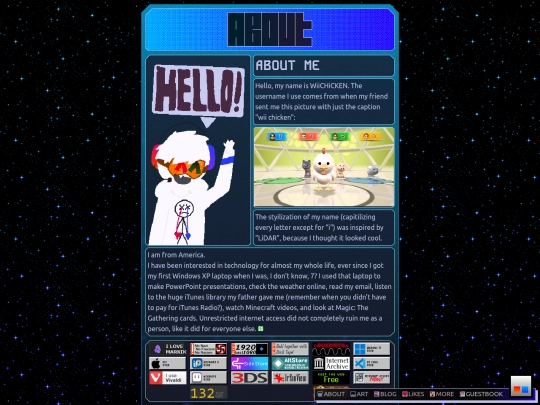 aboutme screenshot