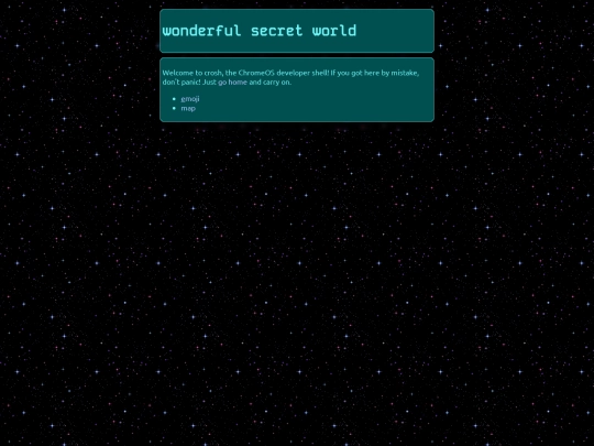 more/dev screenshot