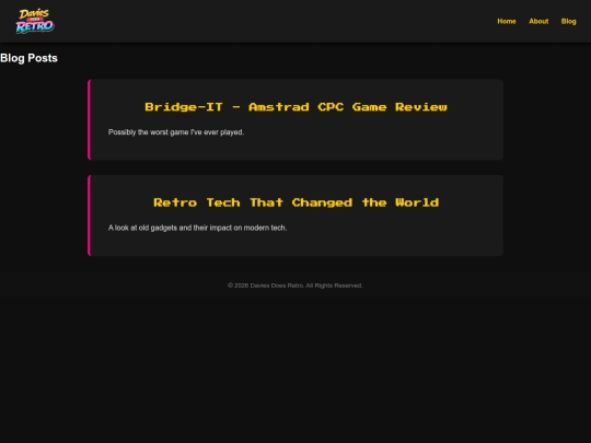 blog screenshot