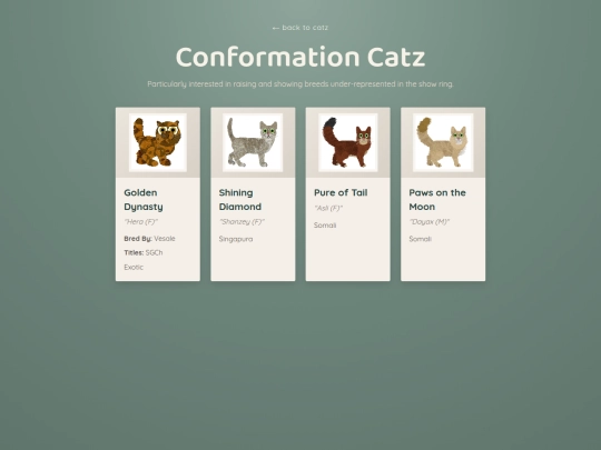 catz-conformation screenshot