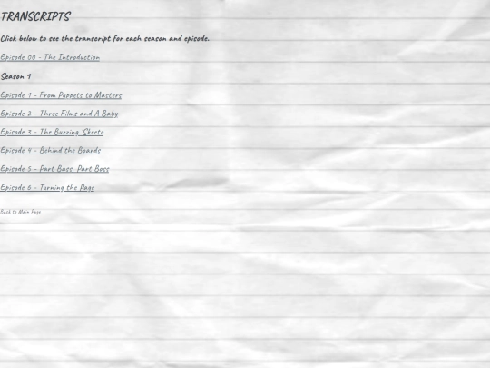 Desktop/Transcripts screenshot